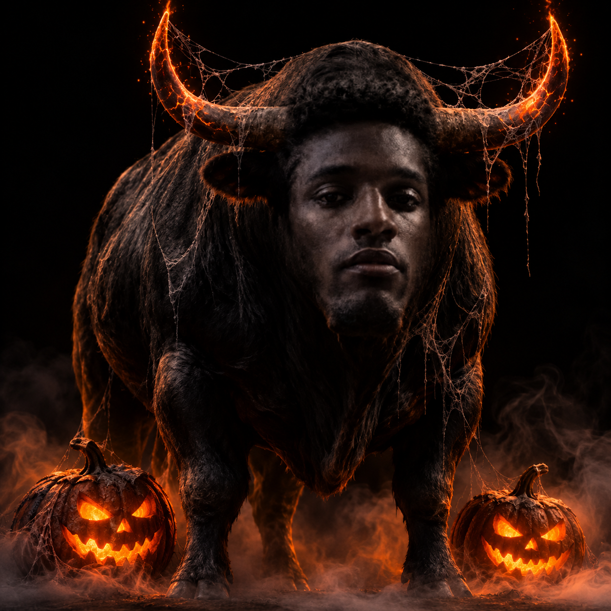The Black Bulloween character